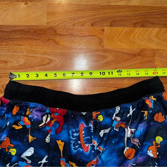 Space Jam New Legacy Lounge Blue Sleep Men's XXL Pajama Pants Thin Stretch AOP - Picture 10 of 11